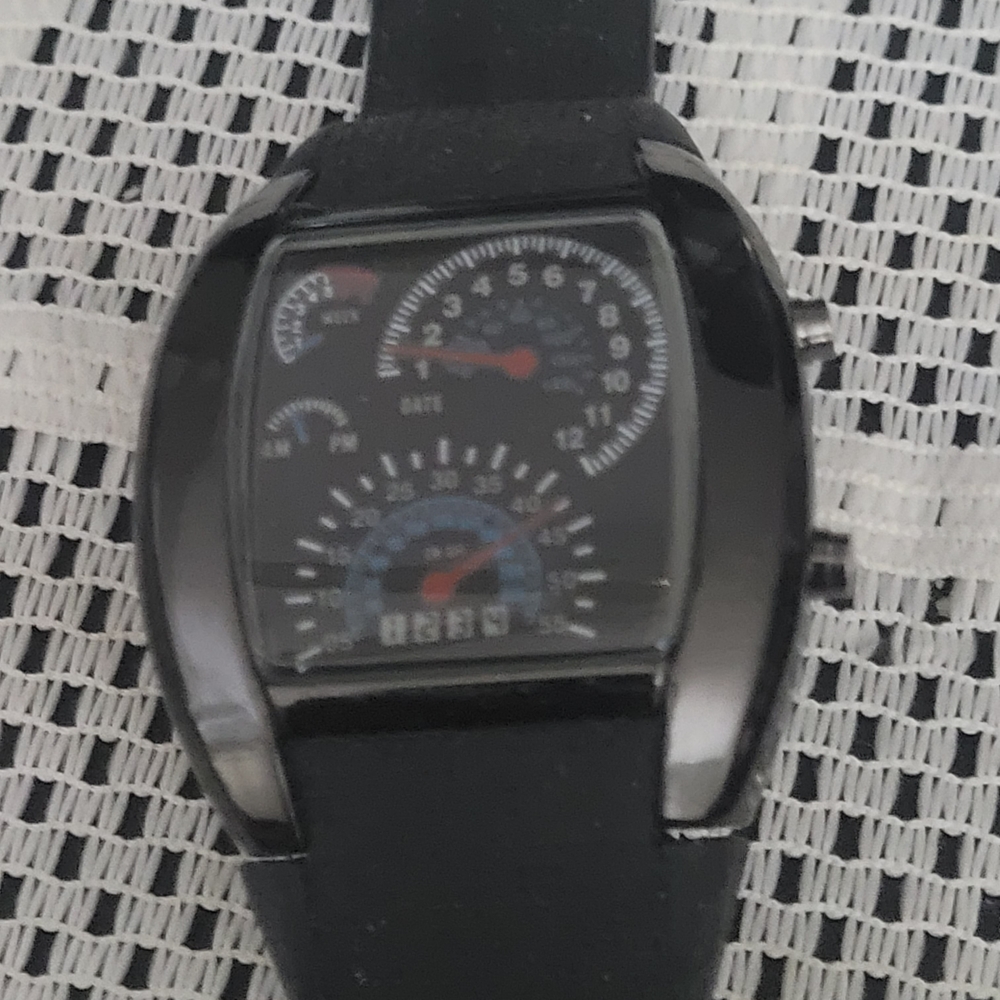 Sakroots Black Analog Watch